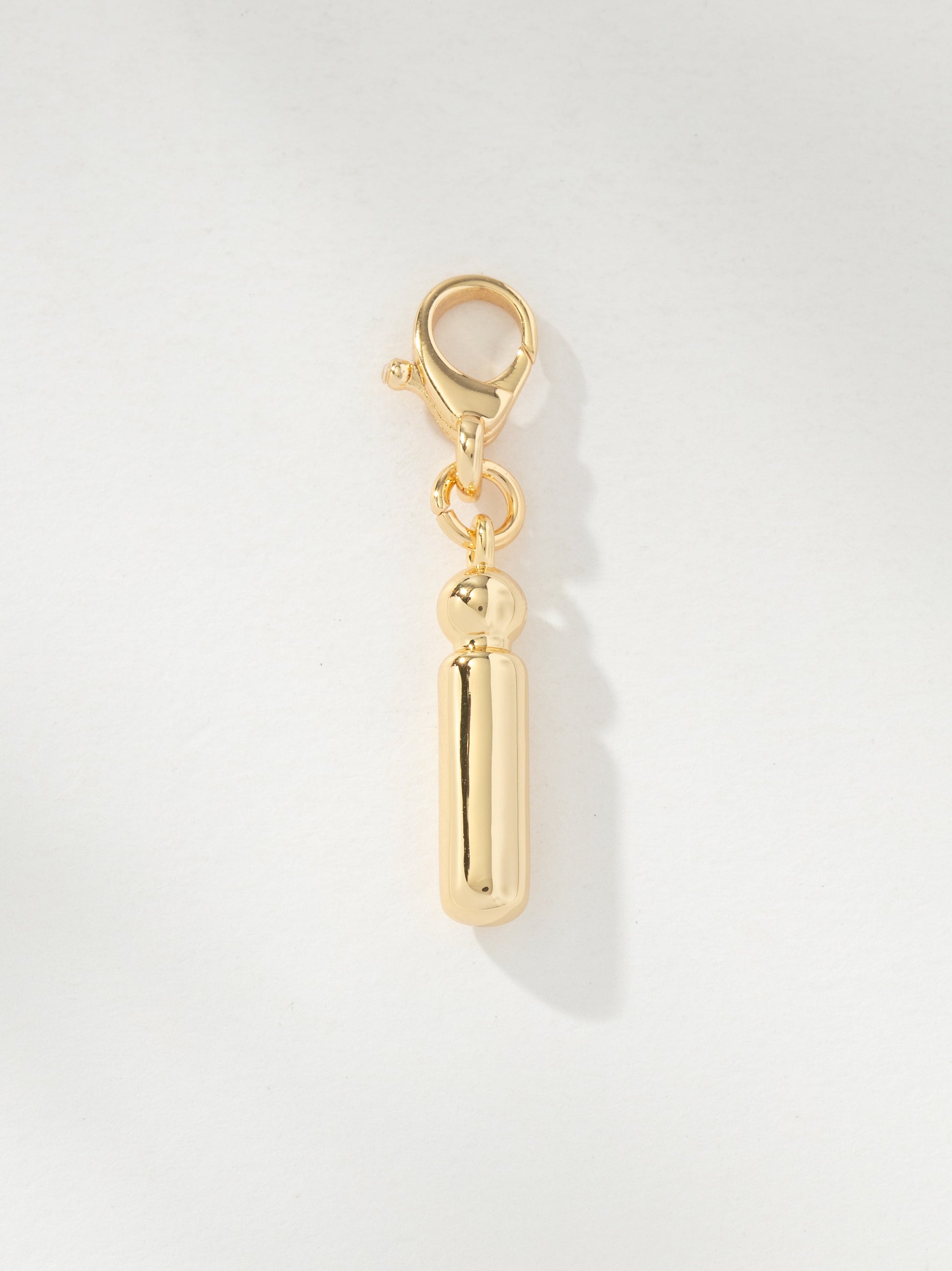 Bubble Letter Charm | Gold I | Product Image | Uncommon James