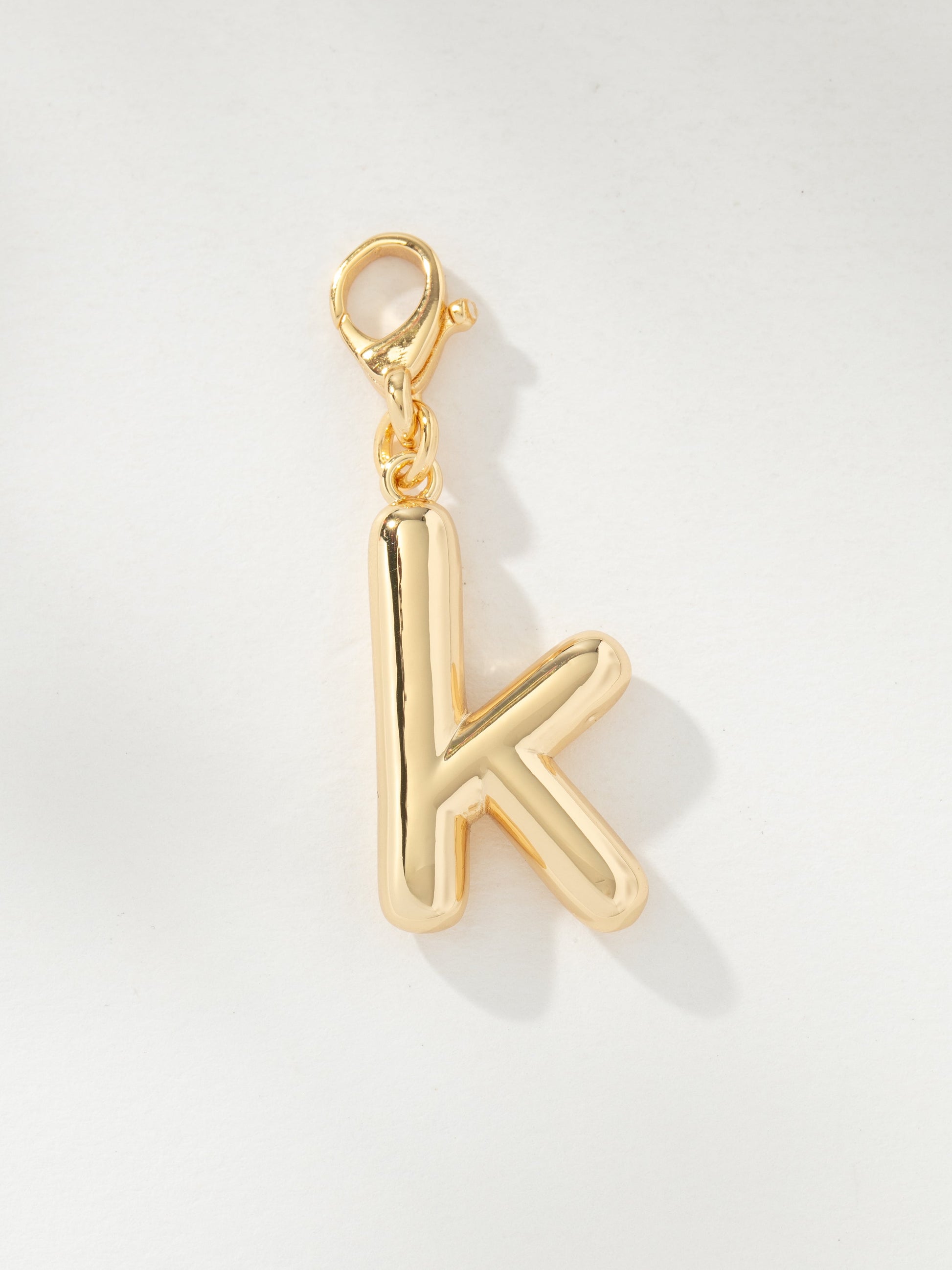 Bubble Letter Charm | Gold K | Product Image | Uncommon James