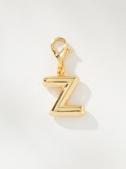 ["Bubble Letter Charm ", " Gold Z ", " Product Image ", " Uncommon James"]