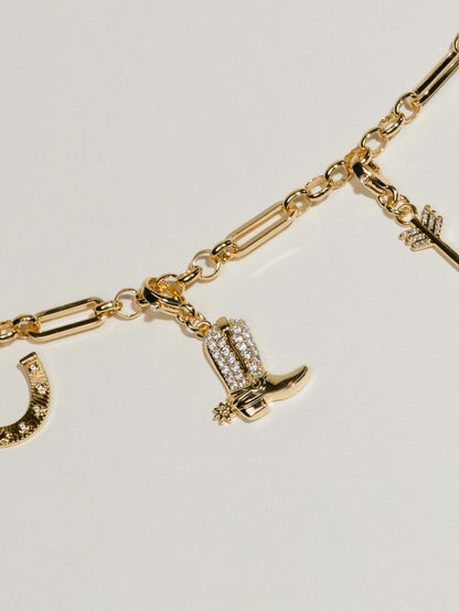 ["Pavè Cowboy Boot Charm"]