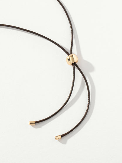 ["Conch Shell Cord Necklace"]