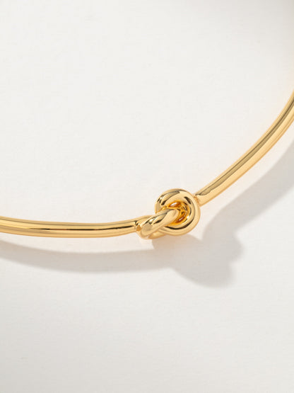 ["Forever Knot Collar Necklace ", " Gold ", " Product Image ", " Uncommon James"]