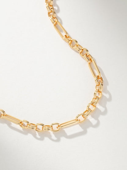 ["Linked Charm Collector Necklace ", " Gold ", " Product Image ", " Uncommon James"]