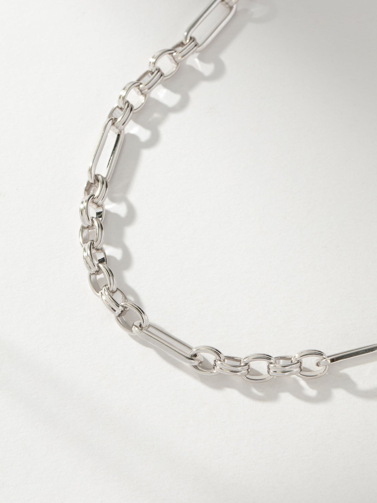 Linked Charm Collector Necklace | Silver | Product Image | Uncommon James