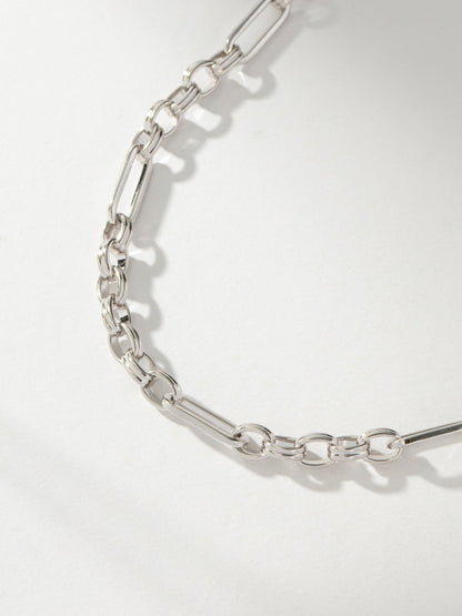 ["Linked Charm Collector Necklace ", " Silver ", " Product Image ", " Uncommon James"]