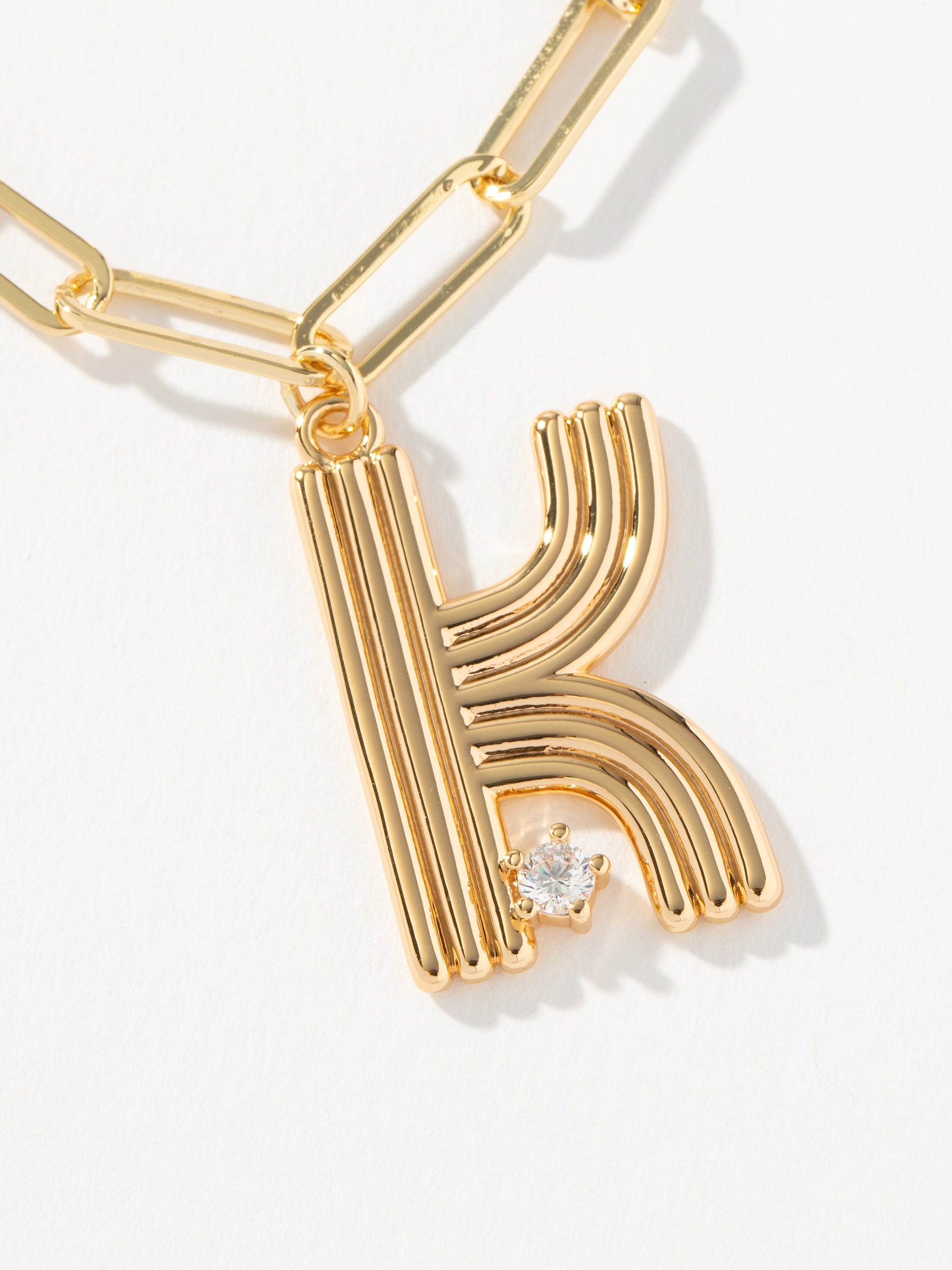 Muse Initial Layered Necklace | Gold K | Product Image | Uncommon James