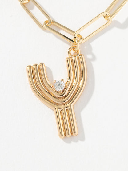 ["Muse Initial Layered Necklace ", " Gold Y ", " Product Image ", " Uncommon James"]