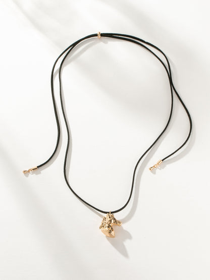 Saddle Up Horse Cord Necklace | Gold | Product Image | Uncommon James
