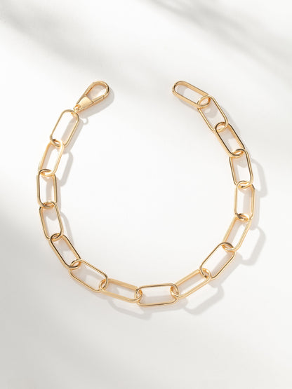 Statement Paperclip Chain Necklace