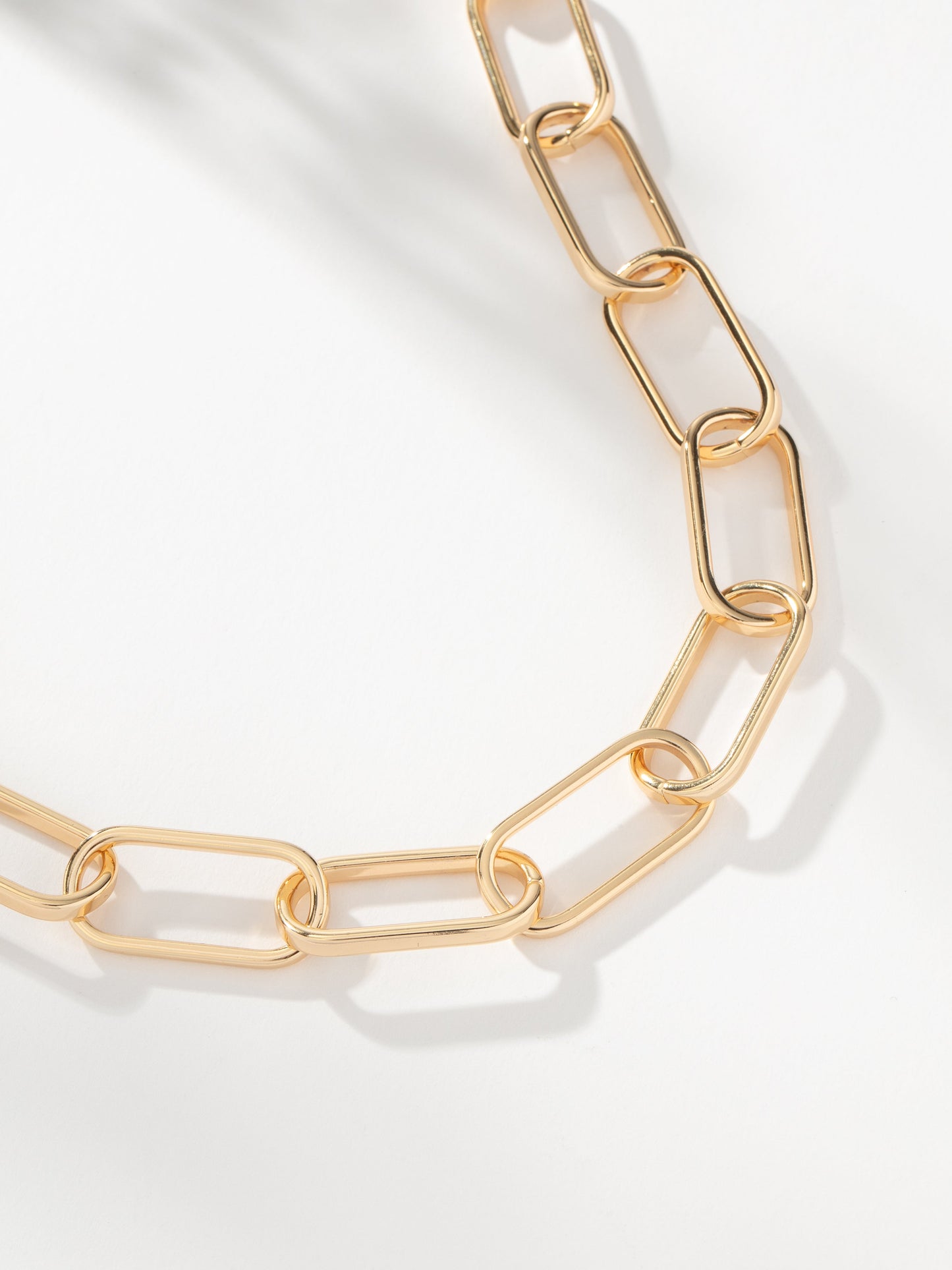 Statement Paperclip Chain Necklace
