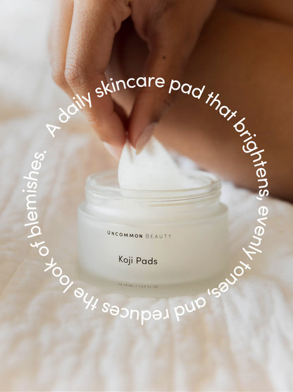 ["Koji Pads ", " 48 ml // 1.62 fl oz ", " Product Image 2 ", " Uncommon Beauty"]