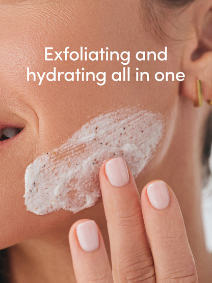 ["Microderm Instant Glow Exfoliator ", " 28.16 g / 1.129 oz ", " Model Image ", " Uncommon Beauty"]