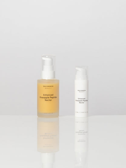 ["Enhanced Pineapple Peptide Nectar ", " Full Size / 1.35 fl oz ", " Product Image ", " Uncommon Beauty"]