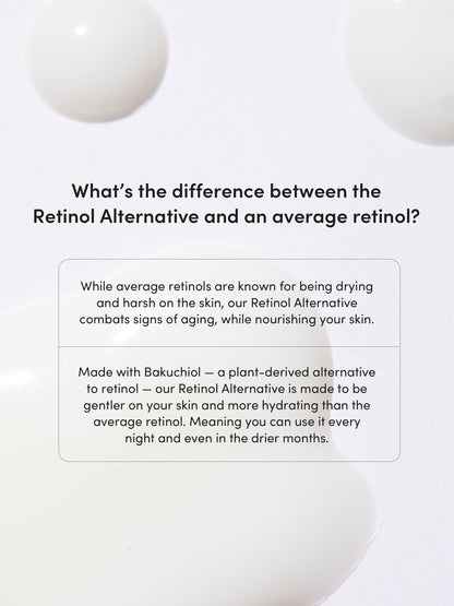 ["Retinol Alternative ", " Travel / .50 fl oz Full Size / 1.35 fl oz ", " Group Image ", " Uncommon Beauty"]