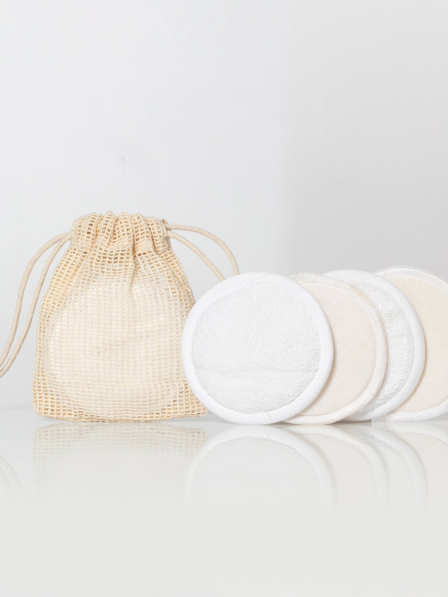 Reusable Cotton Pads (Set of 4) | Beige | Product Image |  Uncommon Beauty