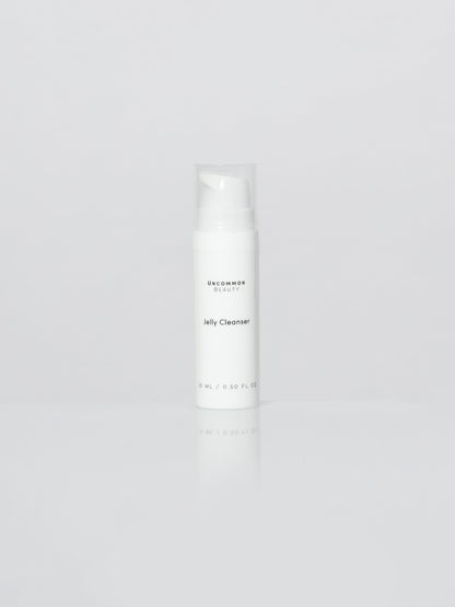 ["Jelly Cleanser ", " Travel / .50 fl oz ", " Product Image ", " Uncommon Beauty"]