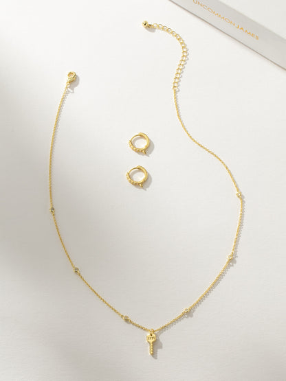 ["You're A Gem Gold Jewelry Set ", " Product Image ", " Uncommon James"]