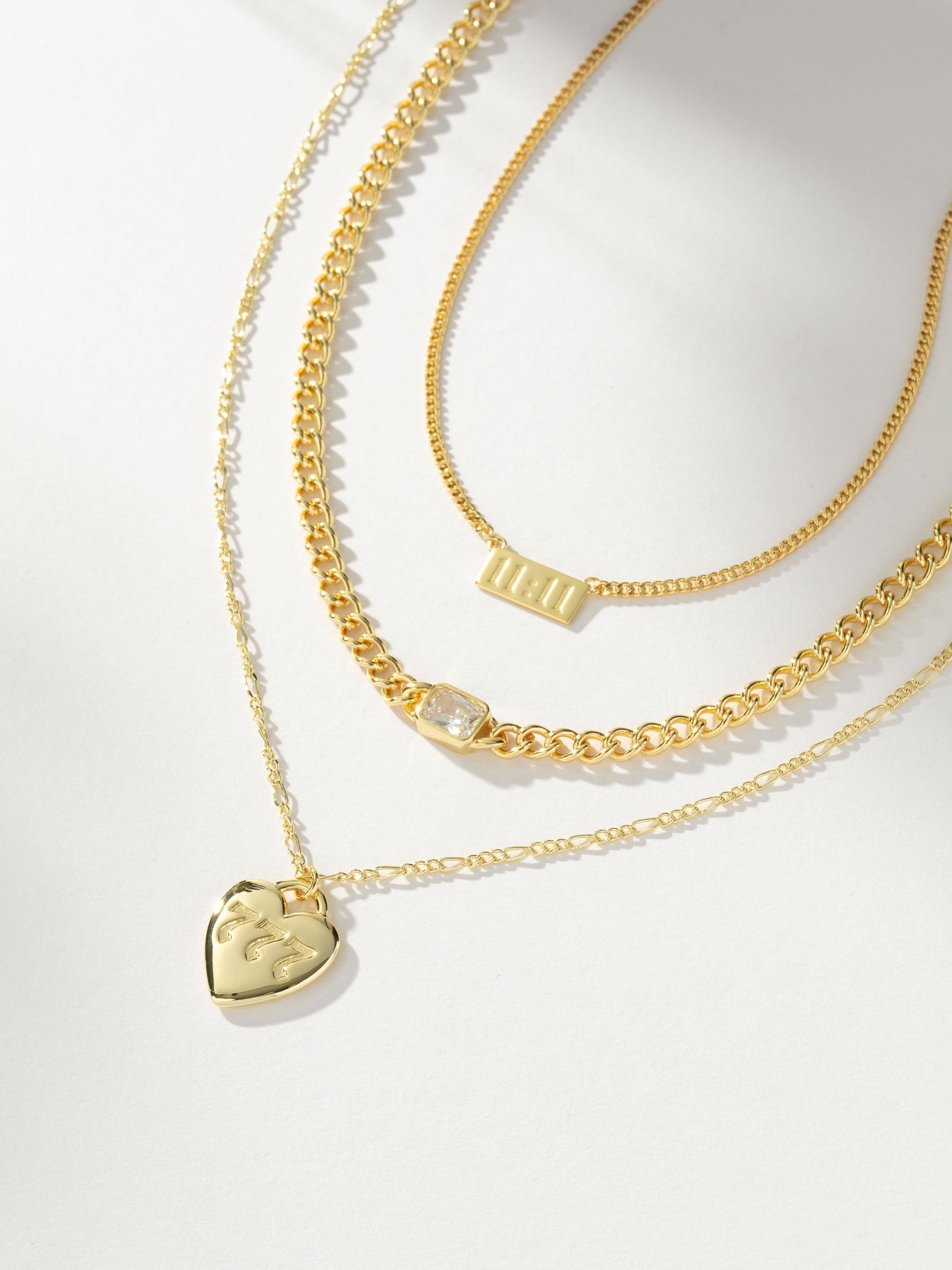 Lucky Girl Necklace Stack | Gold | Product Image | Uncommon James