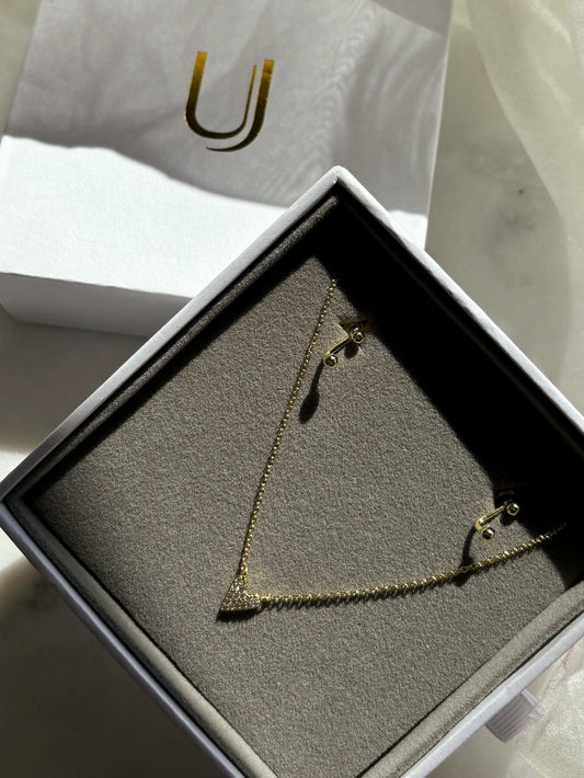 Love You Forever Gold Jewelry Set | Product Image | Uncommon James