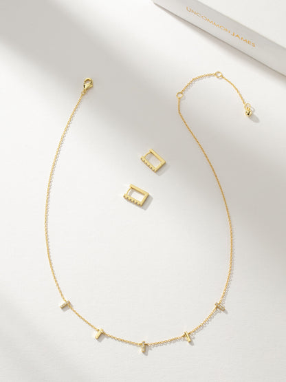 ["Queen Status Gold Jewelry Set ", " Product Image ", " Uncommon James"]