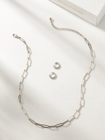 ["Timeless Sterling Silver Jewelry Set ", " Product Image ", " Uncommon James"]
