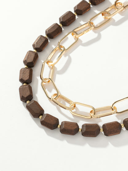 ["Tan Line Necklace Stack ", " Product Image ", " Uncommon James"]