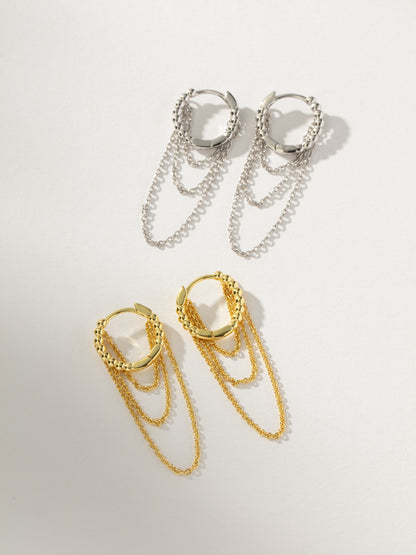 ["Chains Huggies ", " Gold Sterling Silver ", " Group Image ", " Uncommon James"]