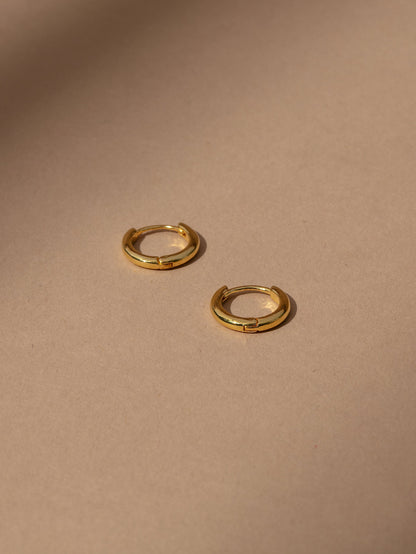 Mini Everyday Vermeil Huggies | Gold Vermeil | Product Image | Uncommon James