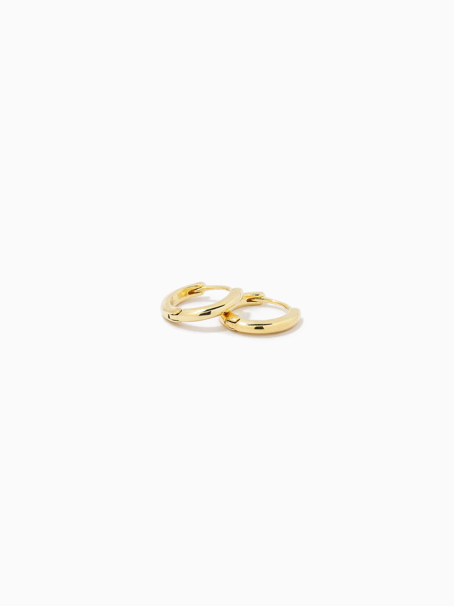 Mini Everyday Vermeil Huggies | Gold Vermeil | Product Detail Image 2 | Uncommon James