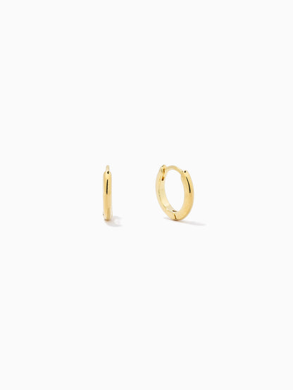 ["Mini Everyday Vermeil Huggies ", " Gold Vermeil ", " Product Detail Image ", " Uncommon James"]