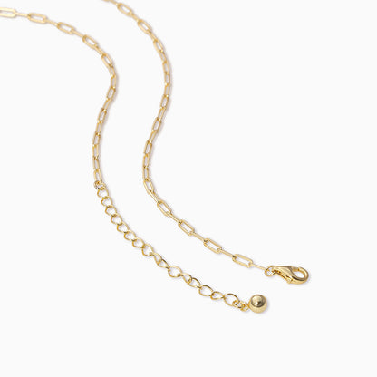 ["Diamond Lips Vermeil Necklace ", " Gold Vermeil ", " Product Detail Image 3 ", " Uncommon James"]