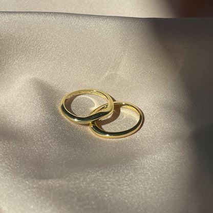 Curve Vermeil Ring | Gold Vermeil | Product Image | Uncommon James