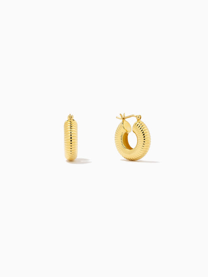 ["Bold Vermeil Hoop Earrings ", " Gold Vermeil ", " Product Detail Image ", " Uncommon James"]