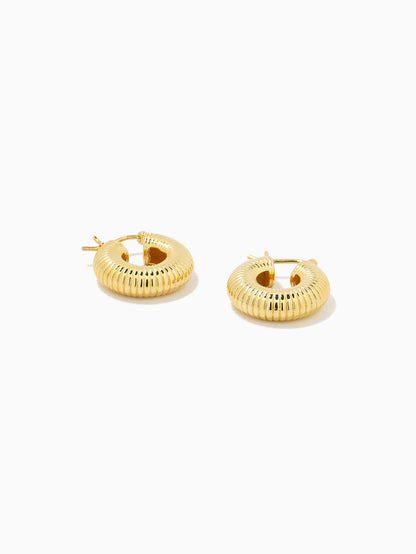 ["Bold Vermeil Hoop Earrings ", " Gold Vermeil ", " Product Detail Image 2 ", " Uncommon James"]