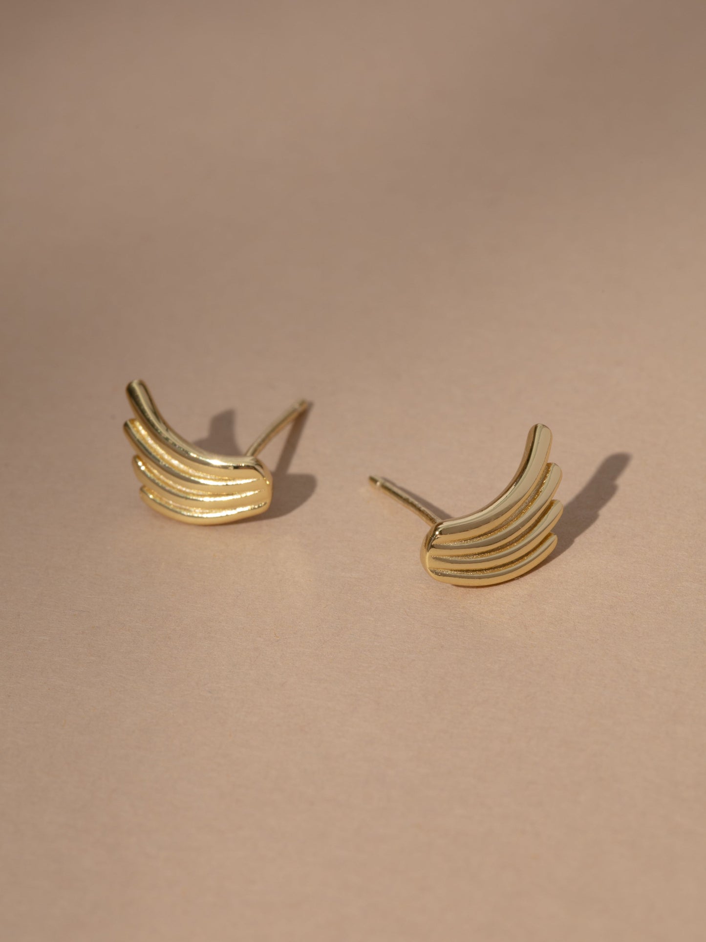 Vermeil Wing Stud Earrings | Gold Vermeil | Product Image | Uncommon James