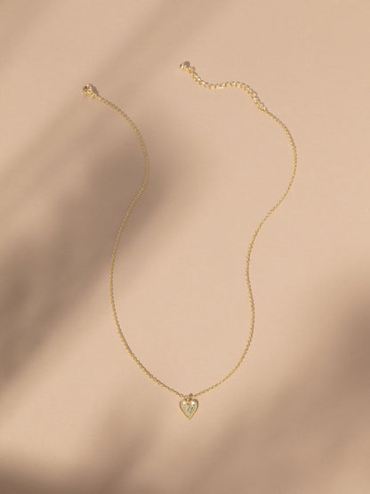 ["Vermeil Golden Heart Necklace ", " Gold Vermeil ", " Product Image ", " Uncommon James"]
