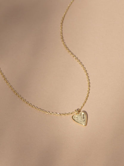 ["Vermeil Golden Heart Necklace ", " Gold Vermeil ", " Product Image 3 ", " Uncommon James"]