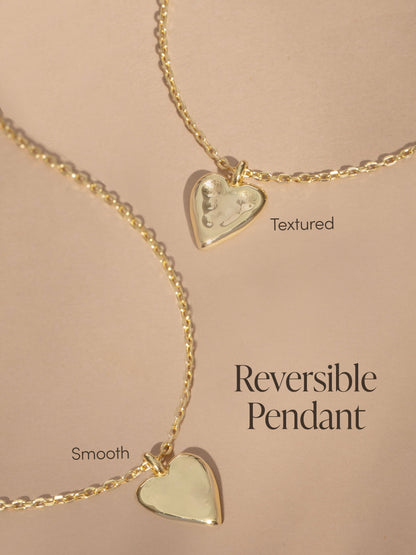 ["Vermeil Golden Heart Necklace ", " Gold Vermeil ", " Product Info Image ", " Uncommon James"]