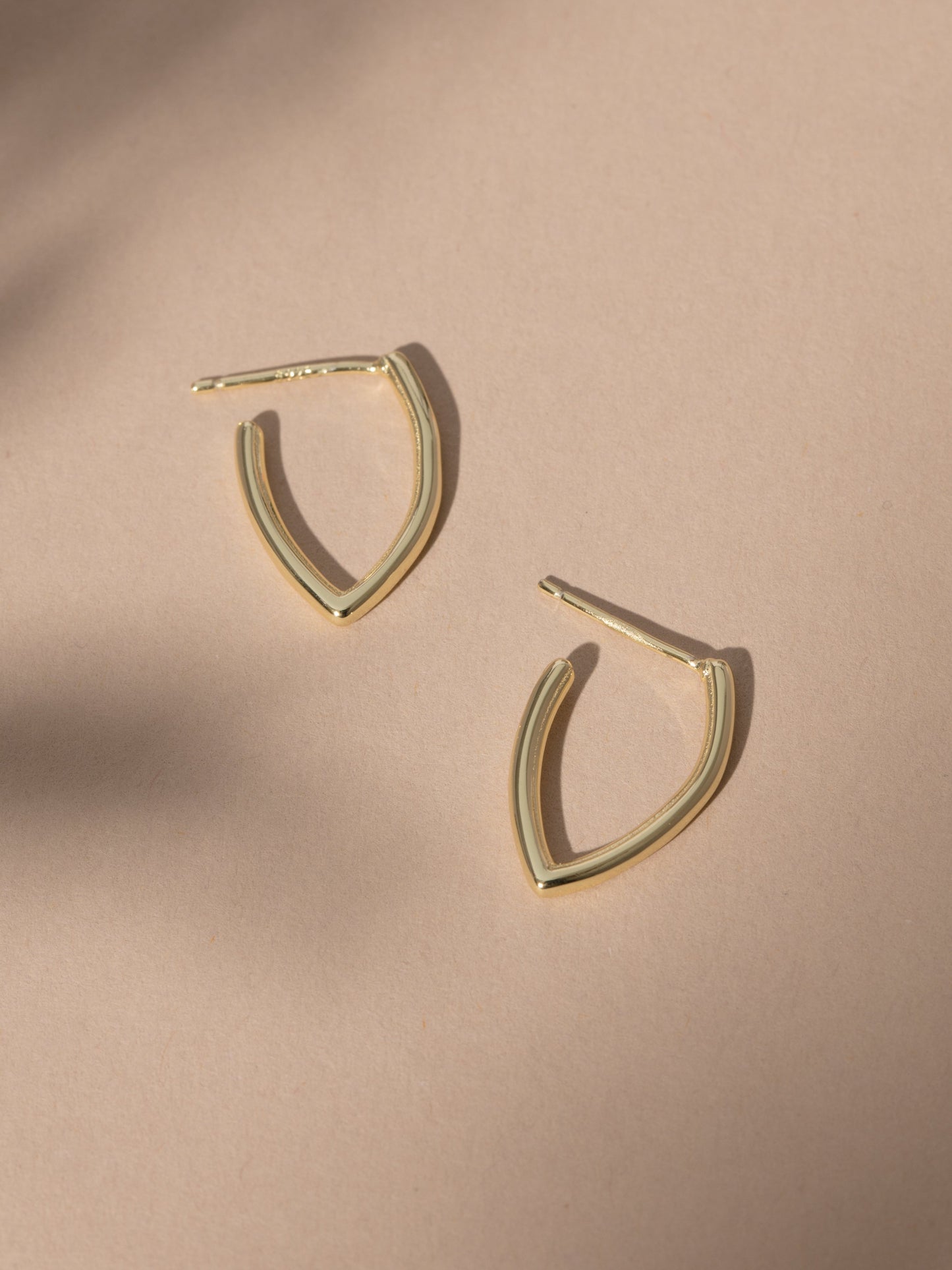 Vermeil Chic Hoop Earrings | Gold | Product Image | Uncommon James