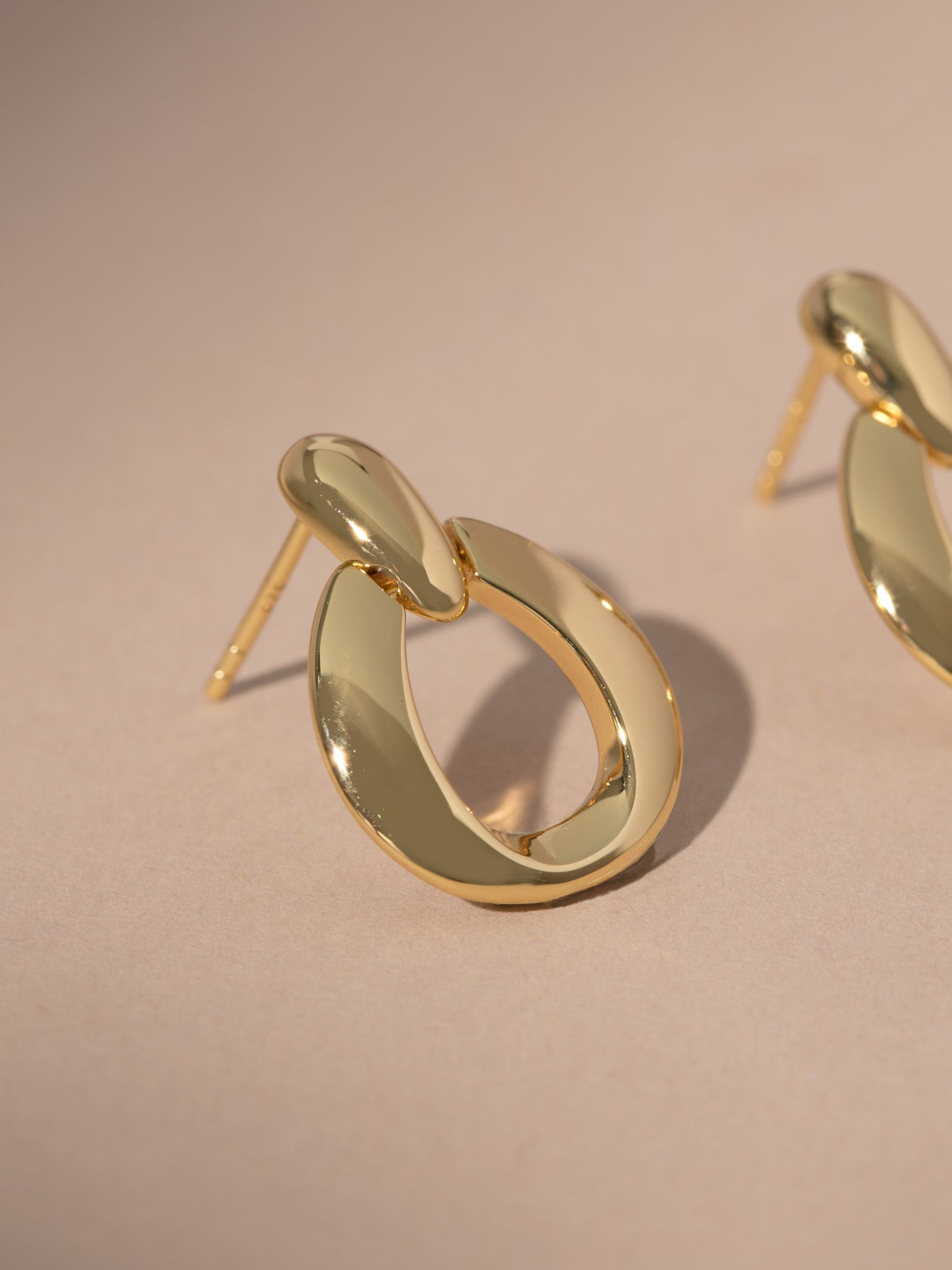 Vermeil High Class Earrings | Gold | Product Image | Uncommon James