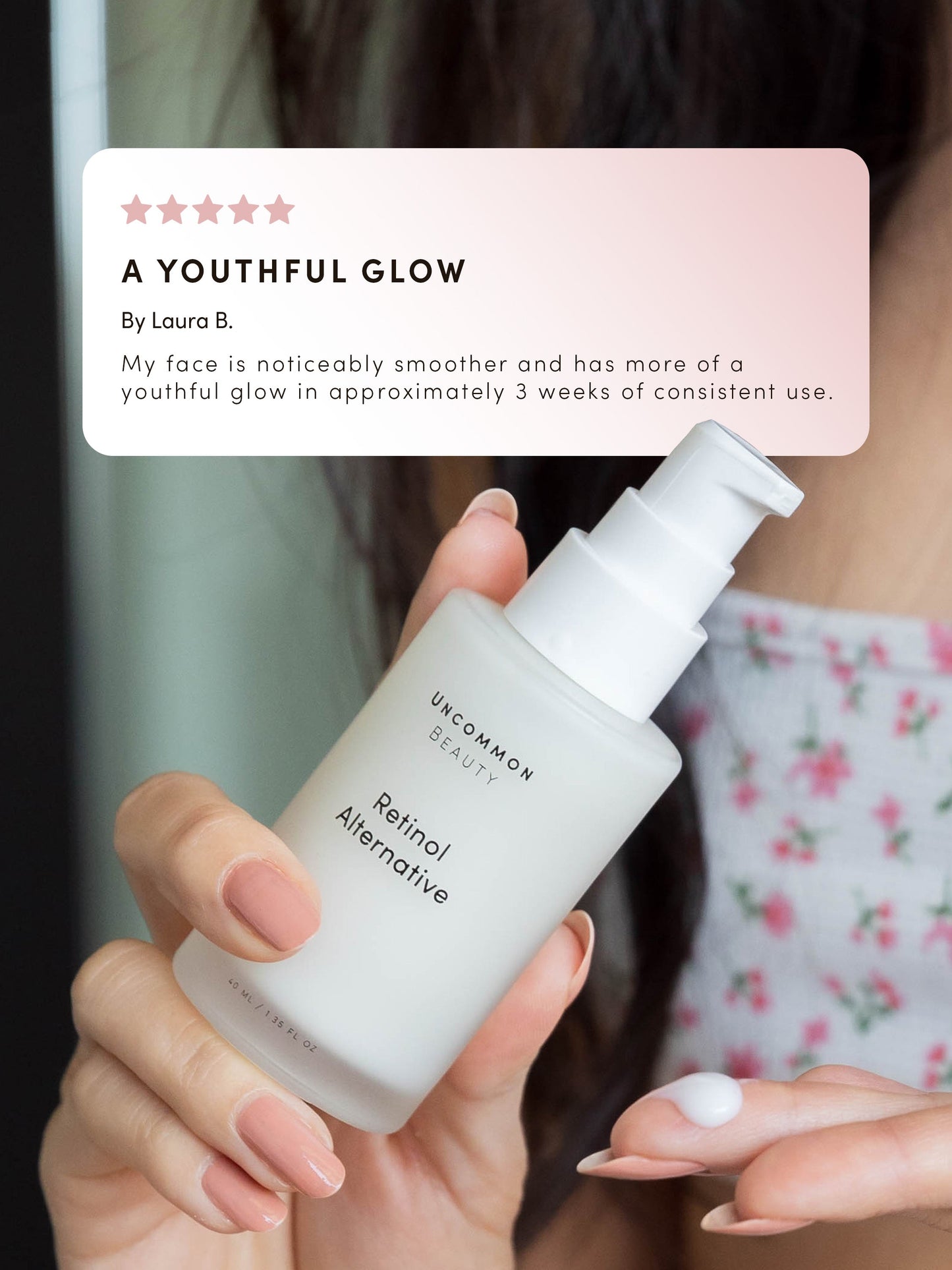 Retinol Alternative | Travel / .50 fl oz Full Size / 1.35 fl oz | Group Image | Uncommon Beauty