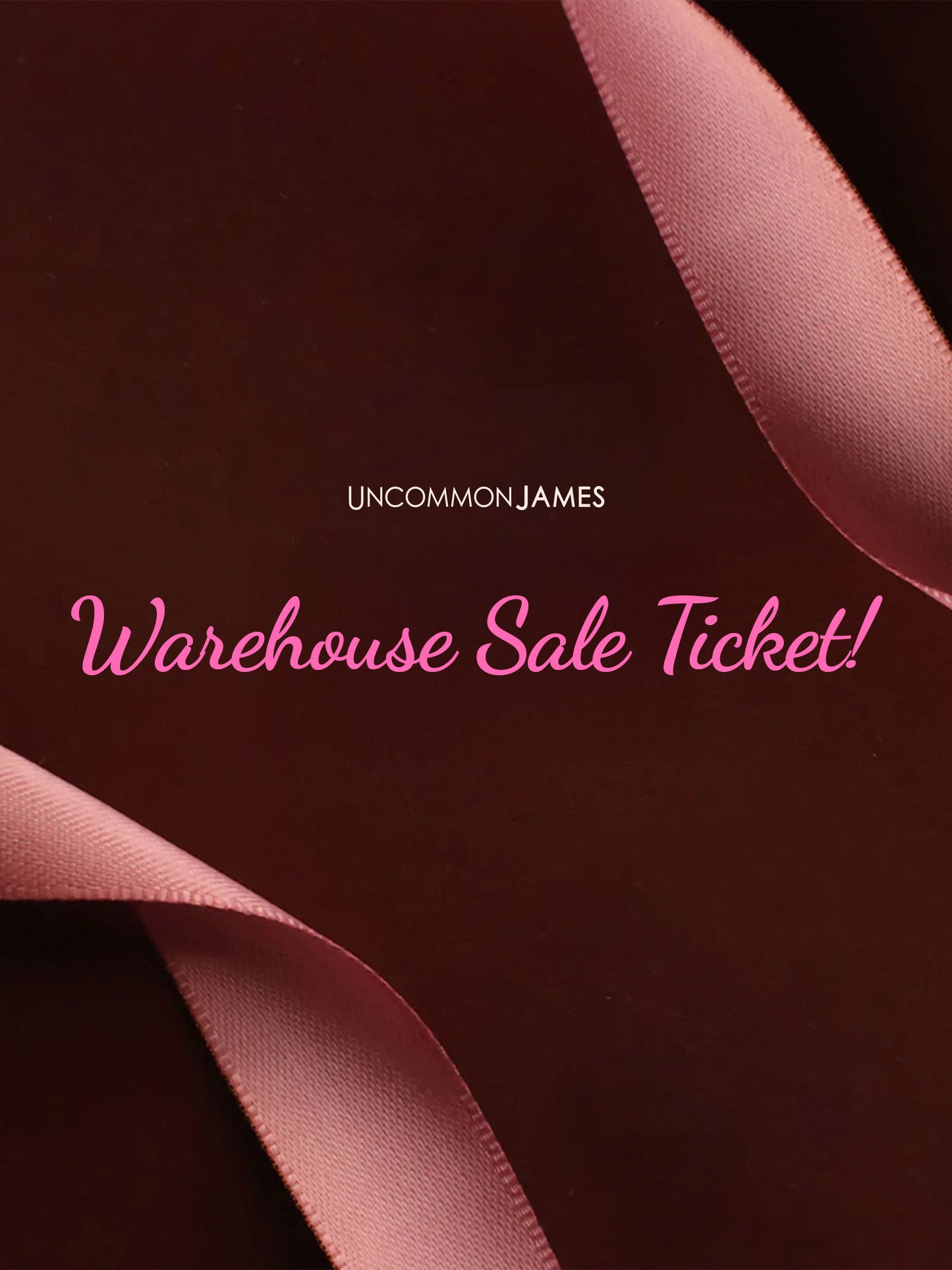 Warehouse Sale Tickets