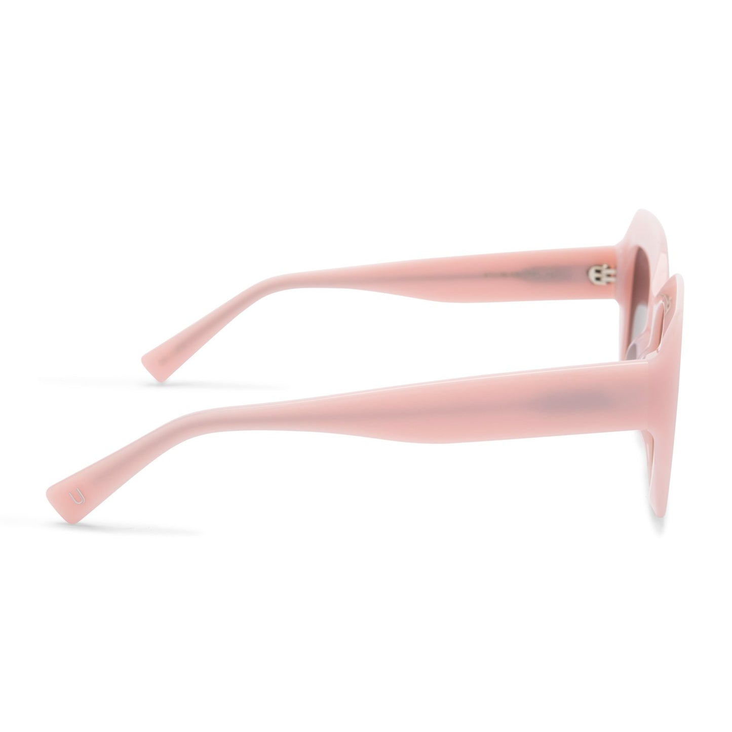 UNCOMMON JAMES x DIFF | RETRO SUNGLASSES | CREAMY PINK