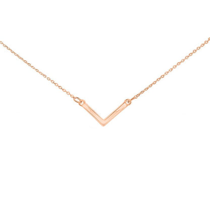 BABY V NECKLACE | ROSE GOLD