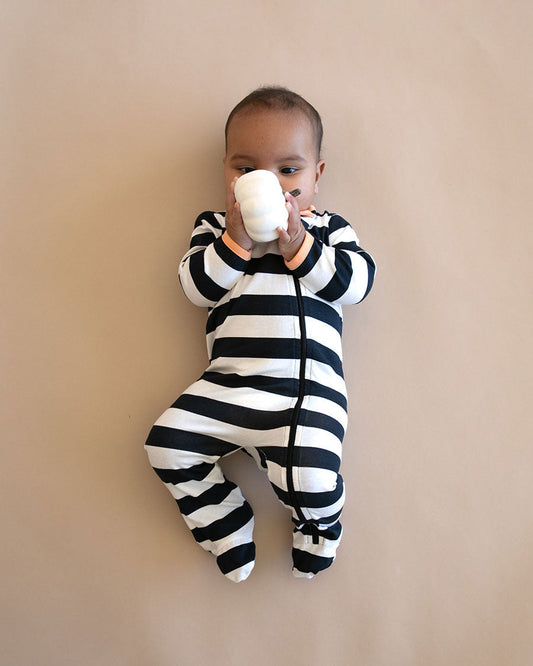 Halloween Footed Sleeper | STRIPES