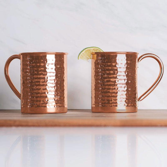 COPPER MOSCOW MULE MUG SET