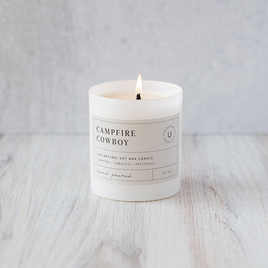 Campfire Cowboy Candle 10 oz.