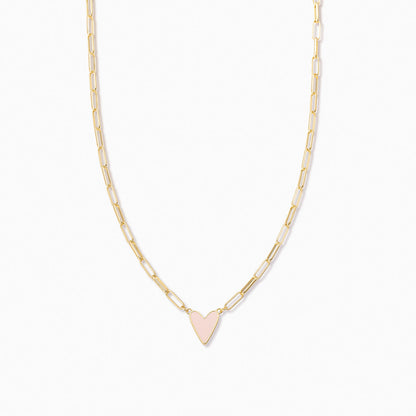 ["Off White Enamel Heart ", " GOLD"]