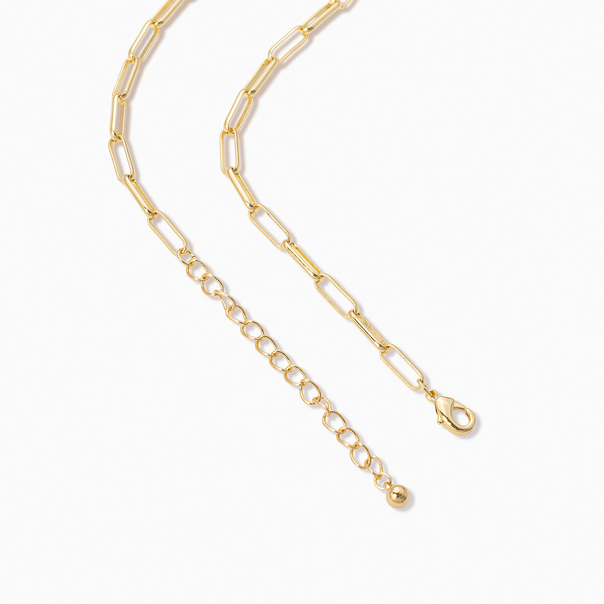 Off White Enamel Heart | GOLD