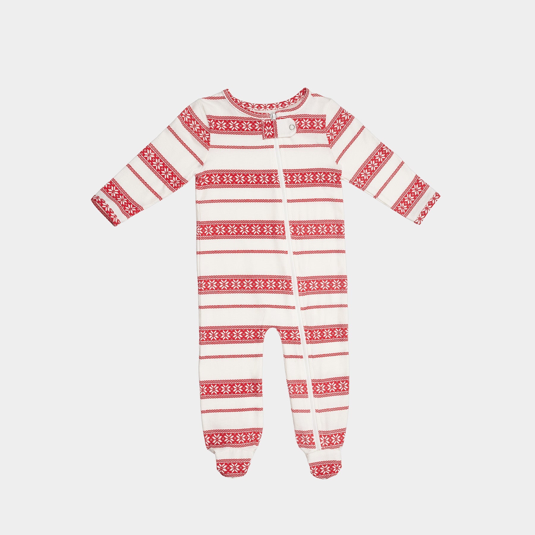Holiday Footed Sleeper | SNOWFLAKES